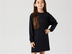 Name It black rhinestone sweatshirt dress